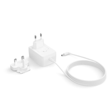 Nahaufnahme der Vorderseite von Netzteil für die Philips Hue Go V2 Akzentleuchte