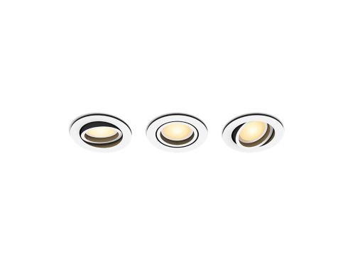 Hue White Ambiance Einbauspot Milliskin (3er-Pack)