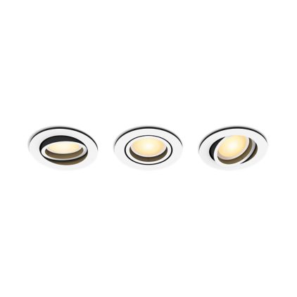 Nahaufnahme der Vorderseite von Einbauspot Milliskin (3er-Pack)
